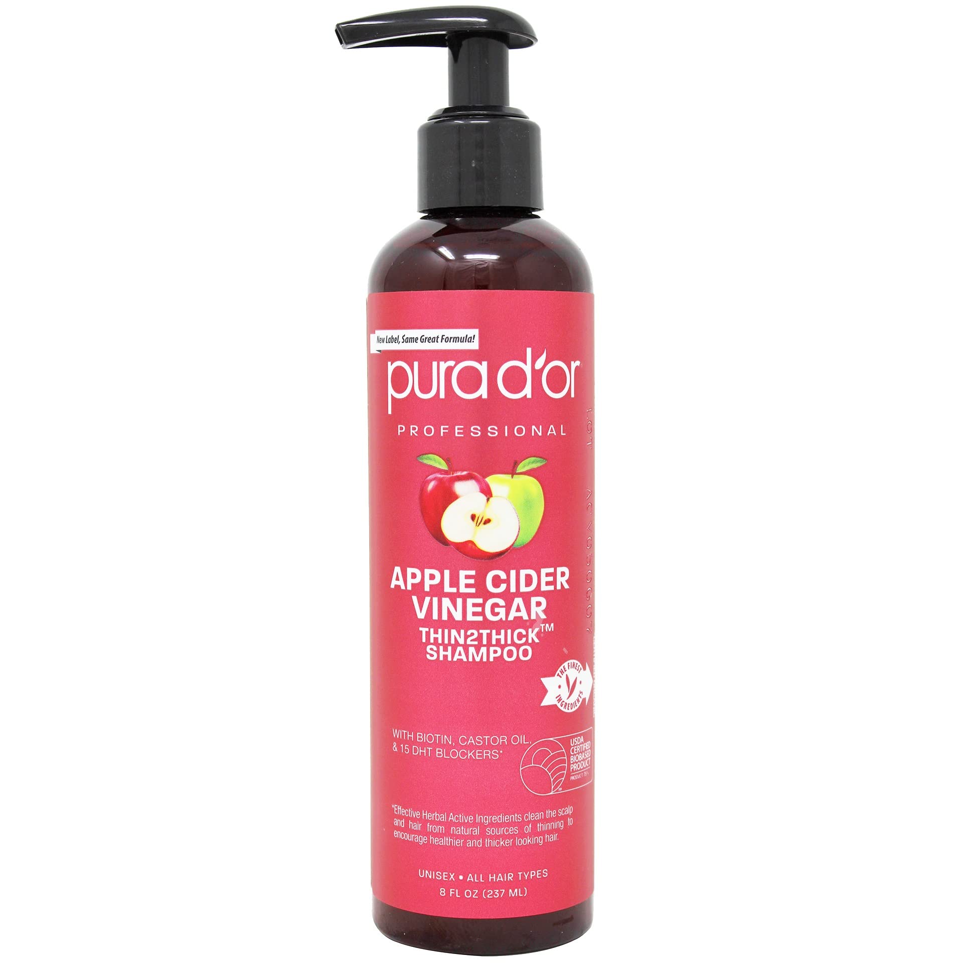 PURA D OR (Pack of 8) Pura D or Shampoo for All Hair Types Anti-Thinning Scalp Car 8 Fl Oz