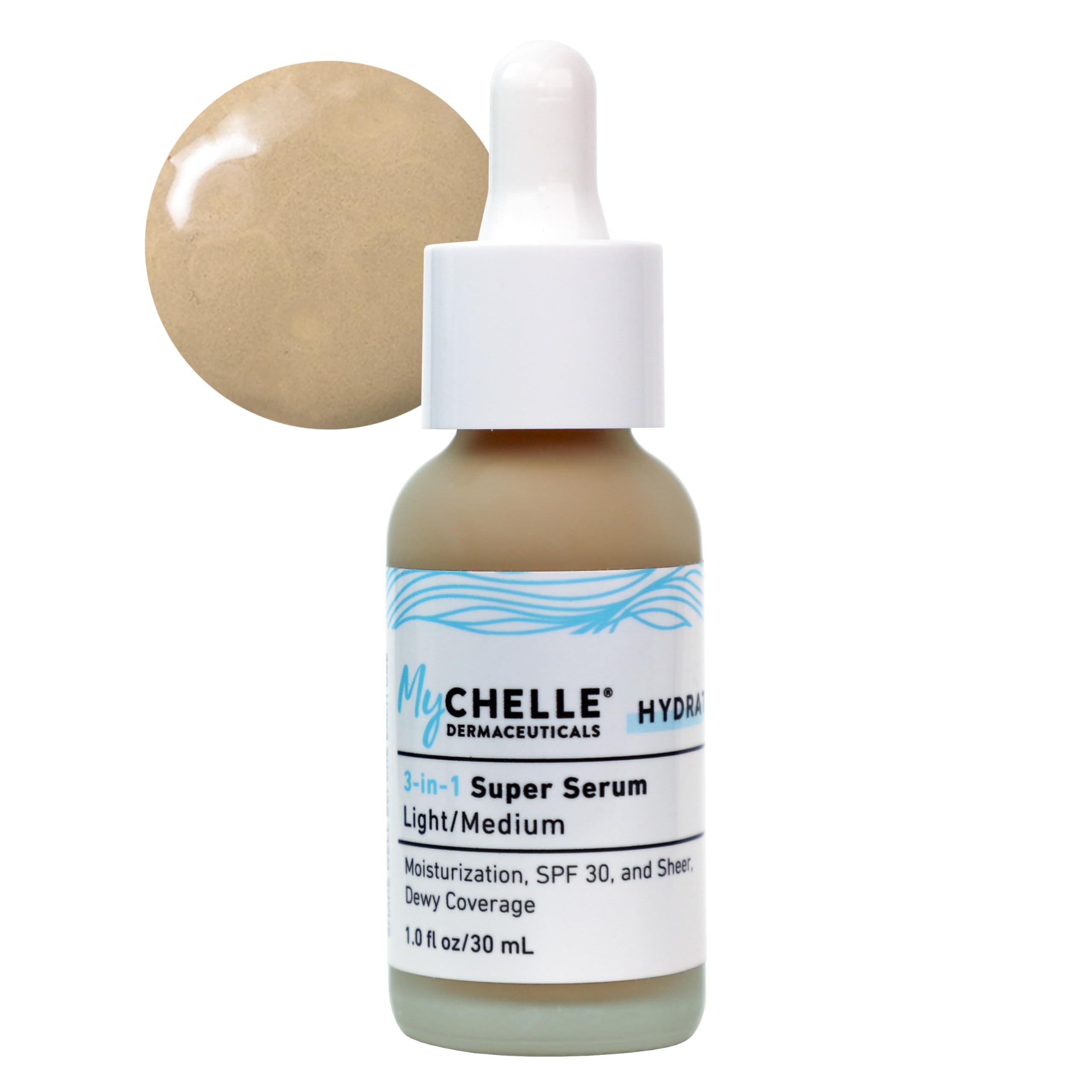 MYCHELLE DERMAC (Pack of 3) Mychelle Dermaceuticals Serum Spf 30 Light Medium 1 Fl Oz