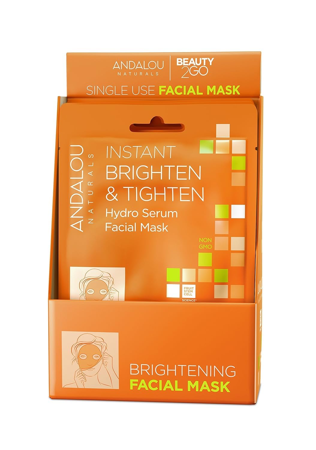 Andalou Naturals Mask Facial BRT TGHT Serum