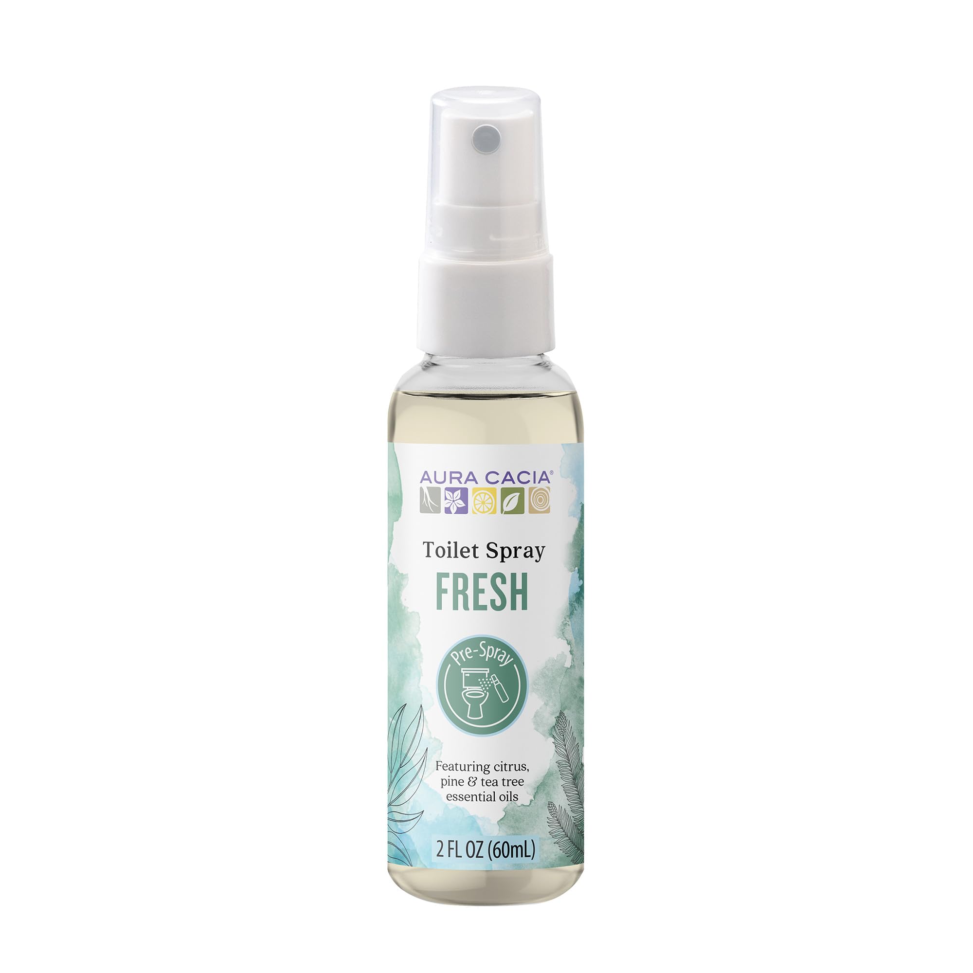 AURA CACIA (Pack of 10) Aura Cacia Spray Toilet Fresh 2 Fl Oz