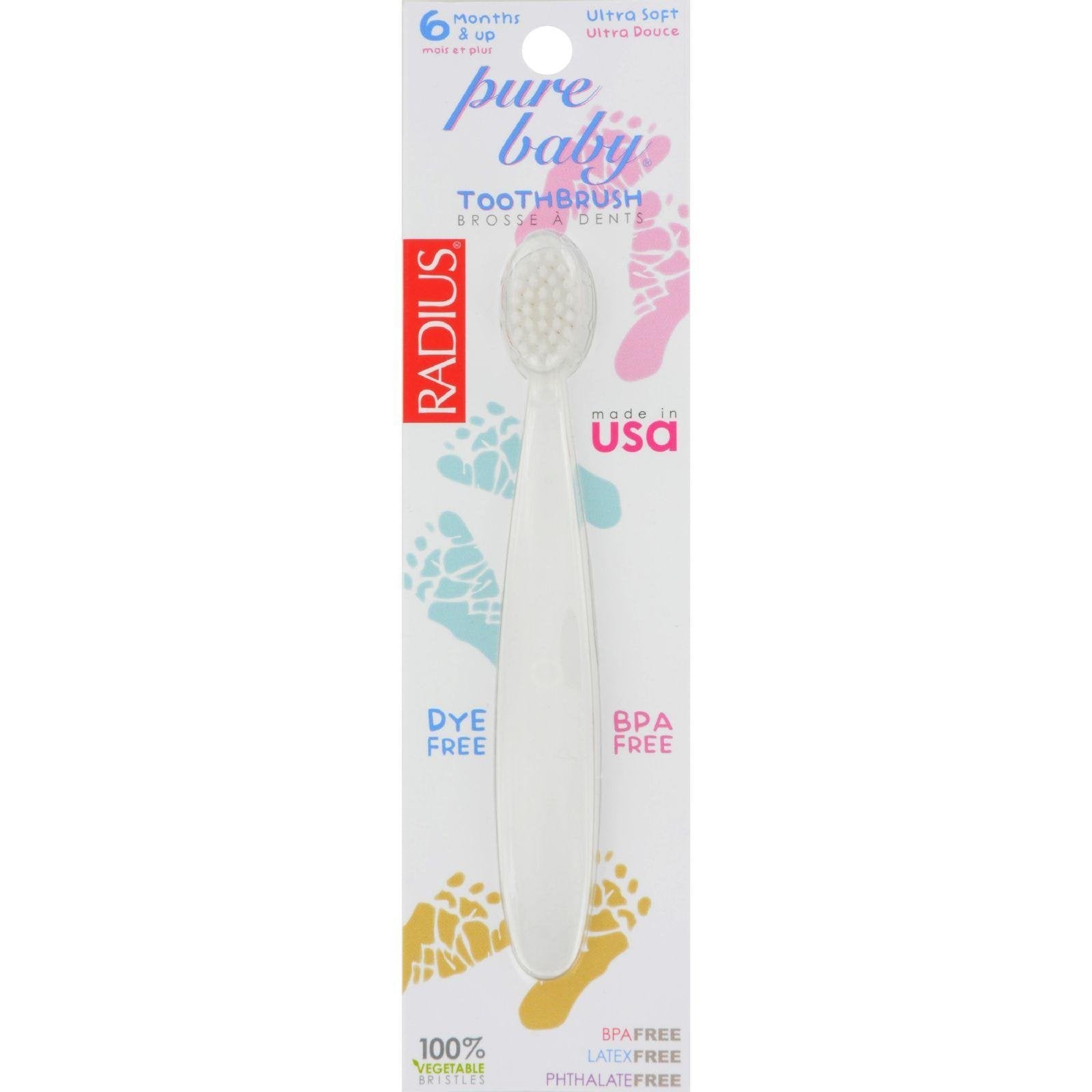 RADIUS (Pack of 18) Radius Pure Baby Toothbrush 1 Each