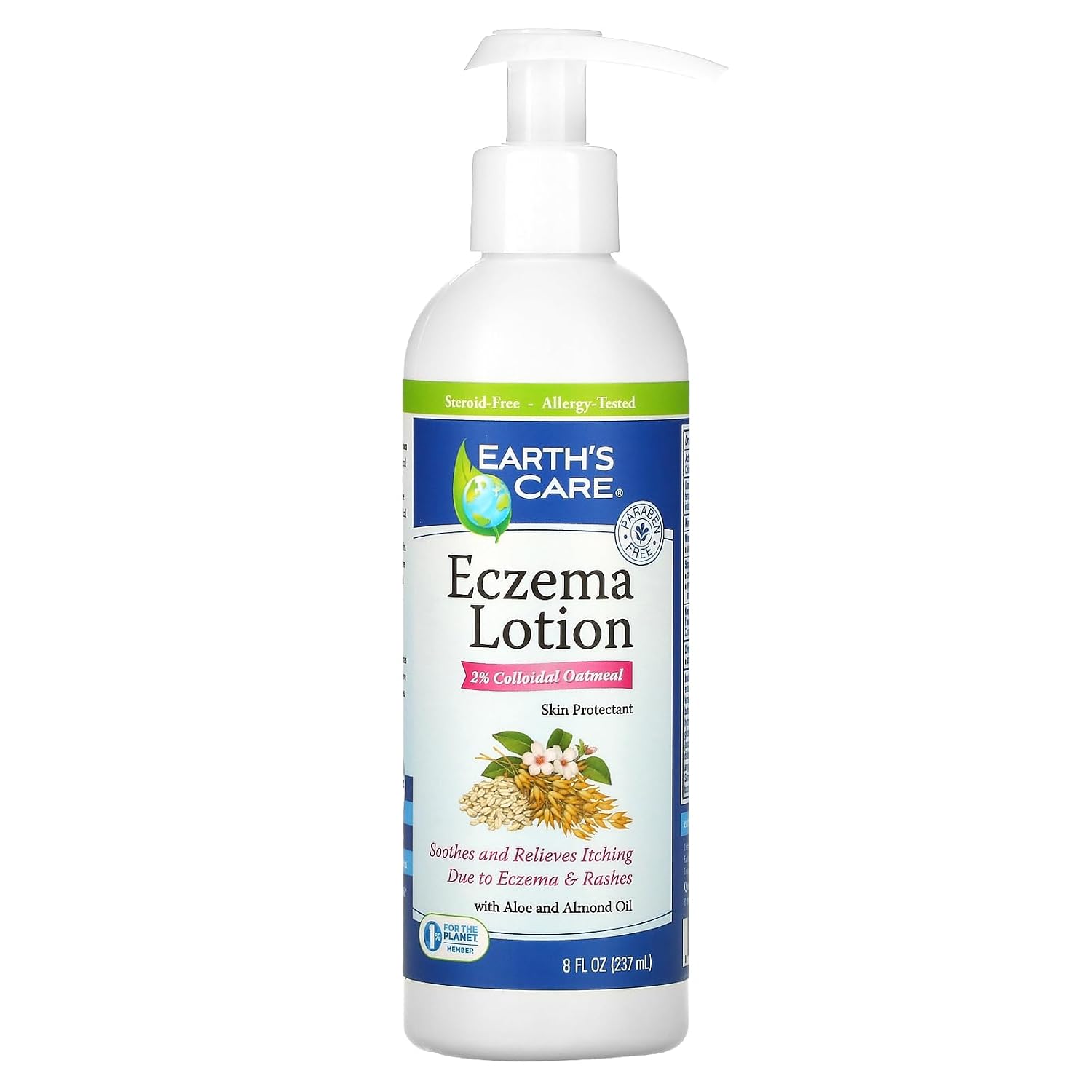 EARTHS CARE (Pack of 8) Earths Care Eczema Relief Lotion for Itchy Dry Skin 8 Fl Oz