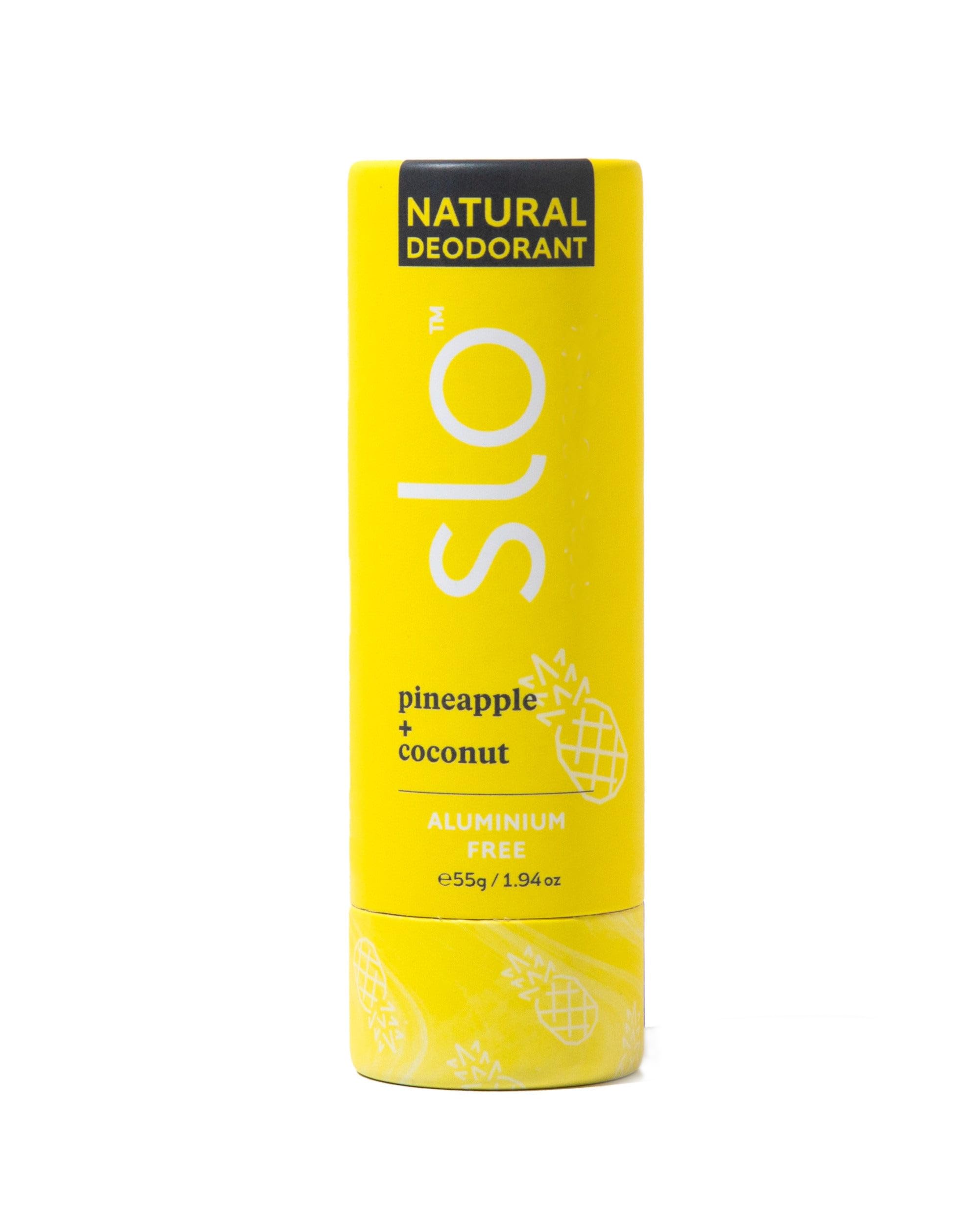 SLO (Pack of 6) Slo Deodorant Stick Pineapple Coconut 1.94 Oz