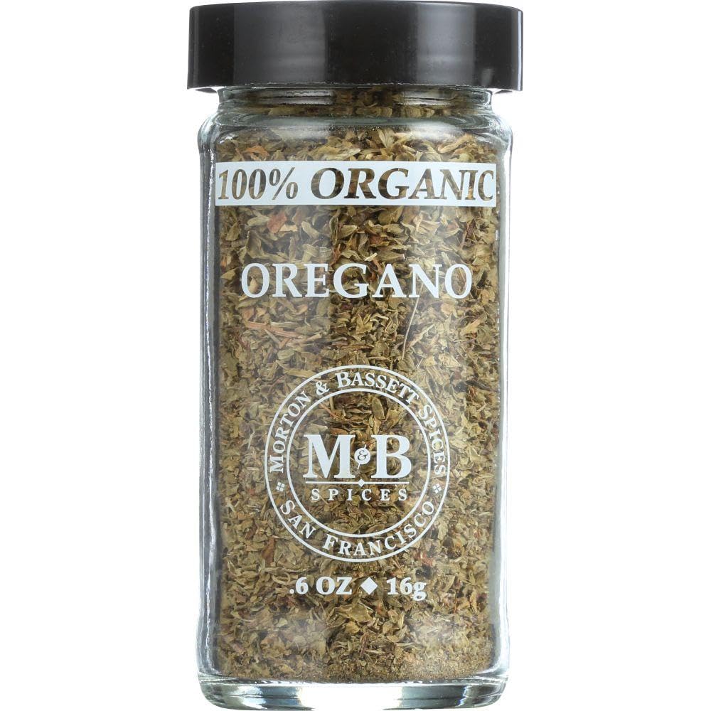 MORTON & BASSET (Pack of 6) Morton & Bassett Organic Oregano Loose Spice Single 0.6 Oz