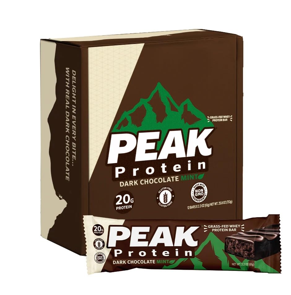 Peak Protein Bar Protein Dark Chocolate Mint