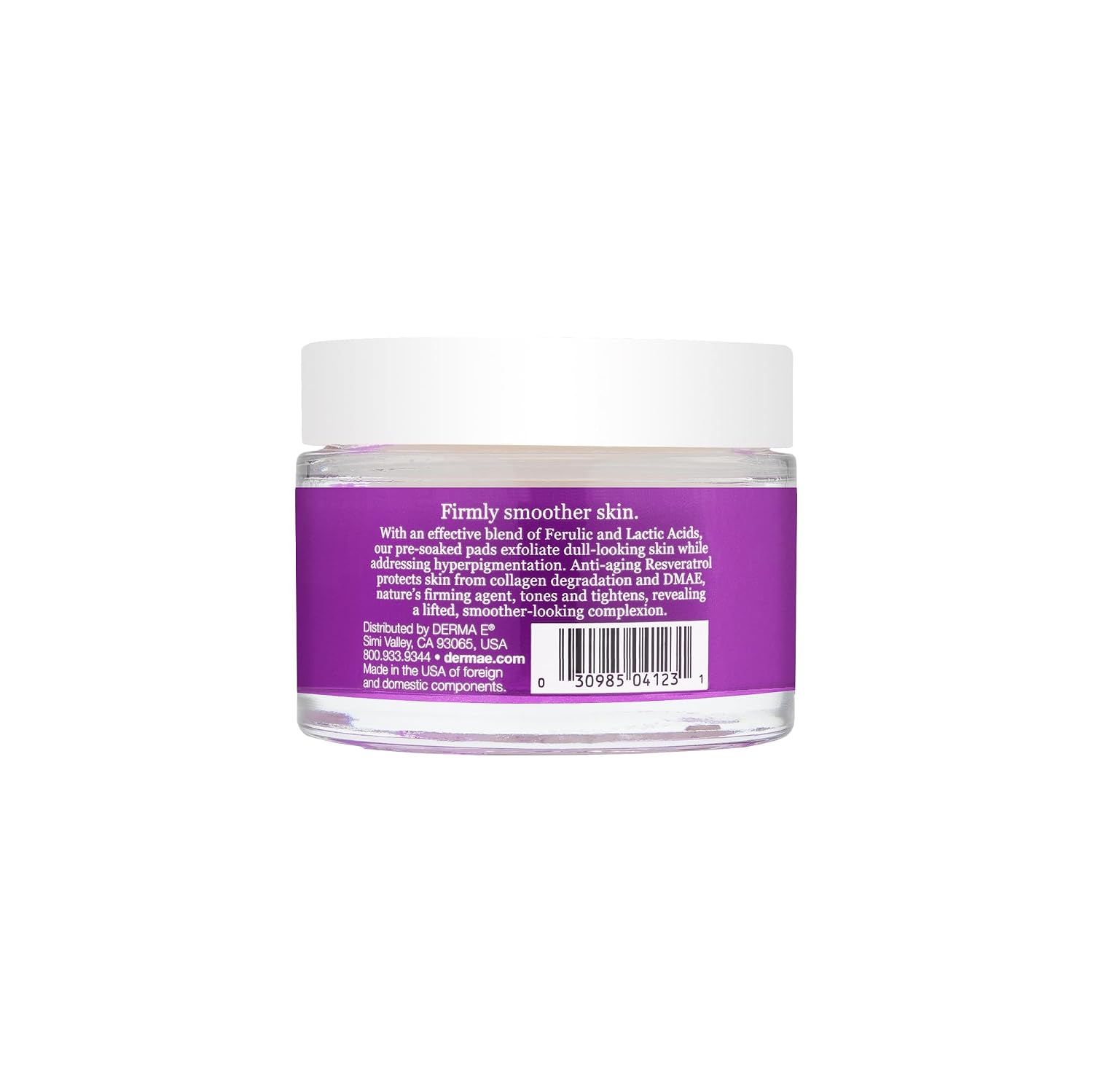 DERMA E (Pack Of 3) Derma E Ferulic Acid Resurfacing Pads 1.7 Oz