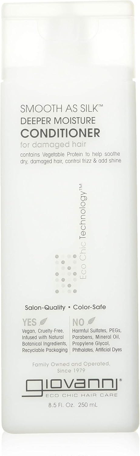 GIOVANNI COSMET (Pack of 6) Giovanni Cosmetics Conditioner Smooth As Silk 8.5 Fl Oz