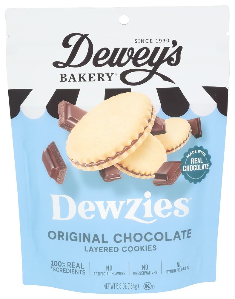 Deweys Cookie Dewzies Original Chocolate Sandwich Cookies