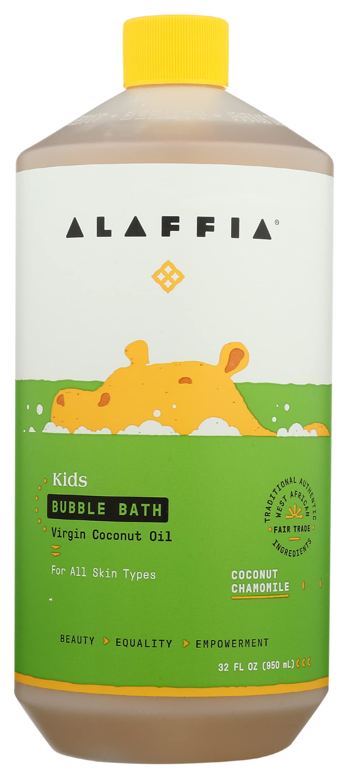 ALAFFIA (Pack of 5) Alaffia Bath Bubble Concentrate Chamomile Scent 32 Fl Oz