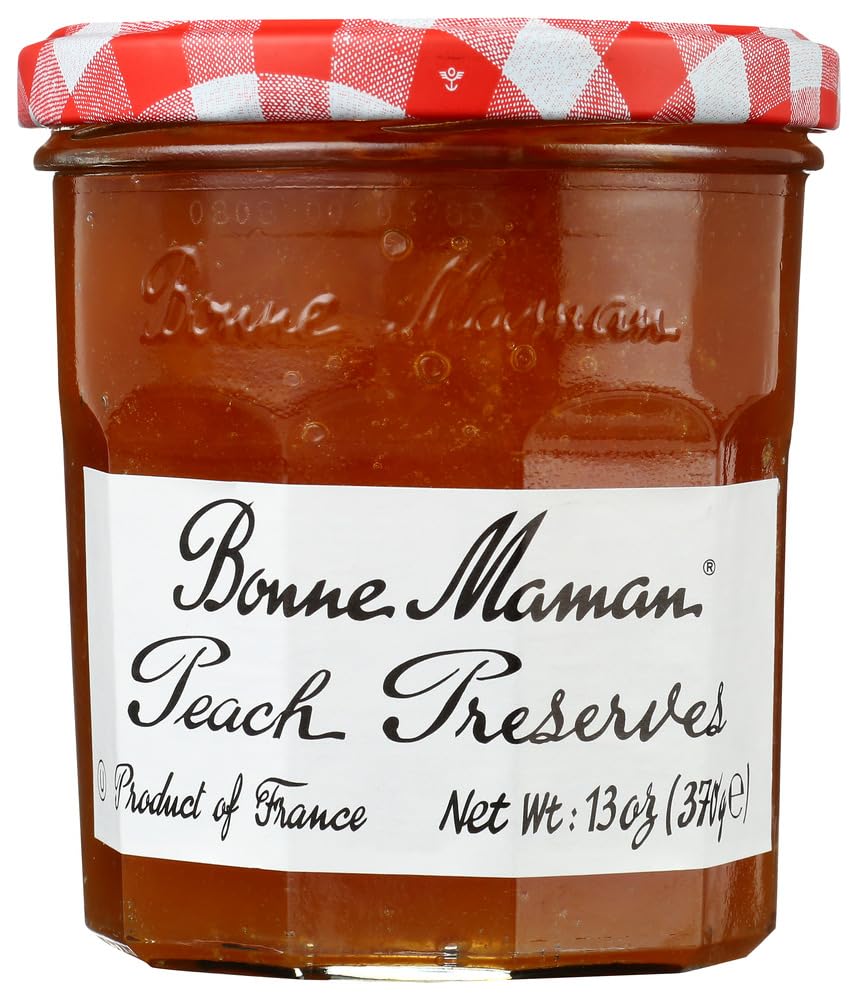 Bonne Maman Peach Preserve Fruit Jam Spread