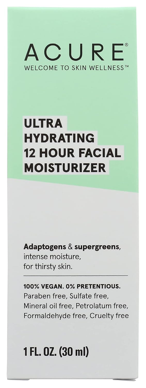 ACURE (Pack of 4) Acure Ultra Hydrating Moisturizer Face Cream 1 Fl Oz