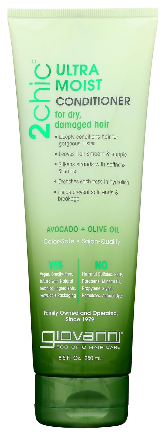 GIOVANNI COSMET (Pack of 6) Giovanni Cosmetics Ultra Moist Conditioner 8.5 Fl Oz 2chic