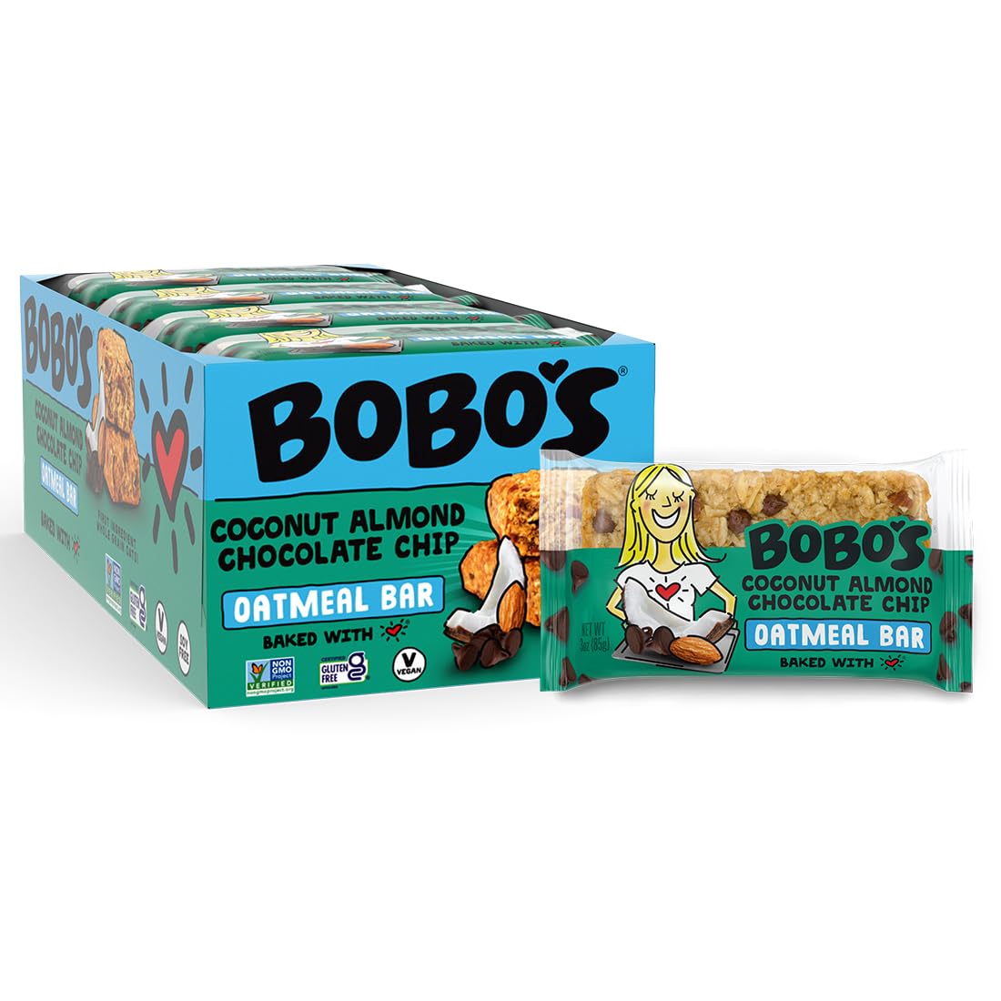 Bobo's Bar Oat Chocolate Chip Almond