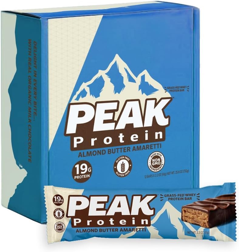 Peak Protein Bar Protein Almond Butter Amareti