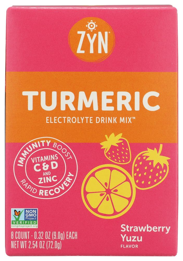 Zyn Drink Strawberry Yuzu Turmeric Electrolyte 8ct
