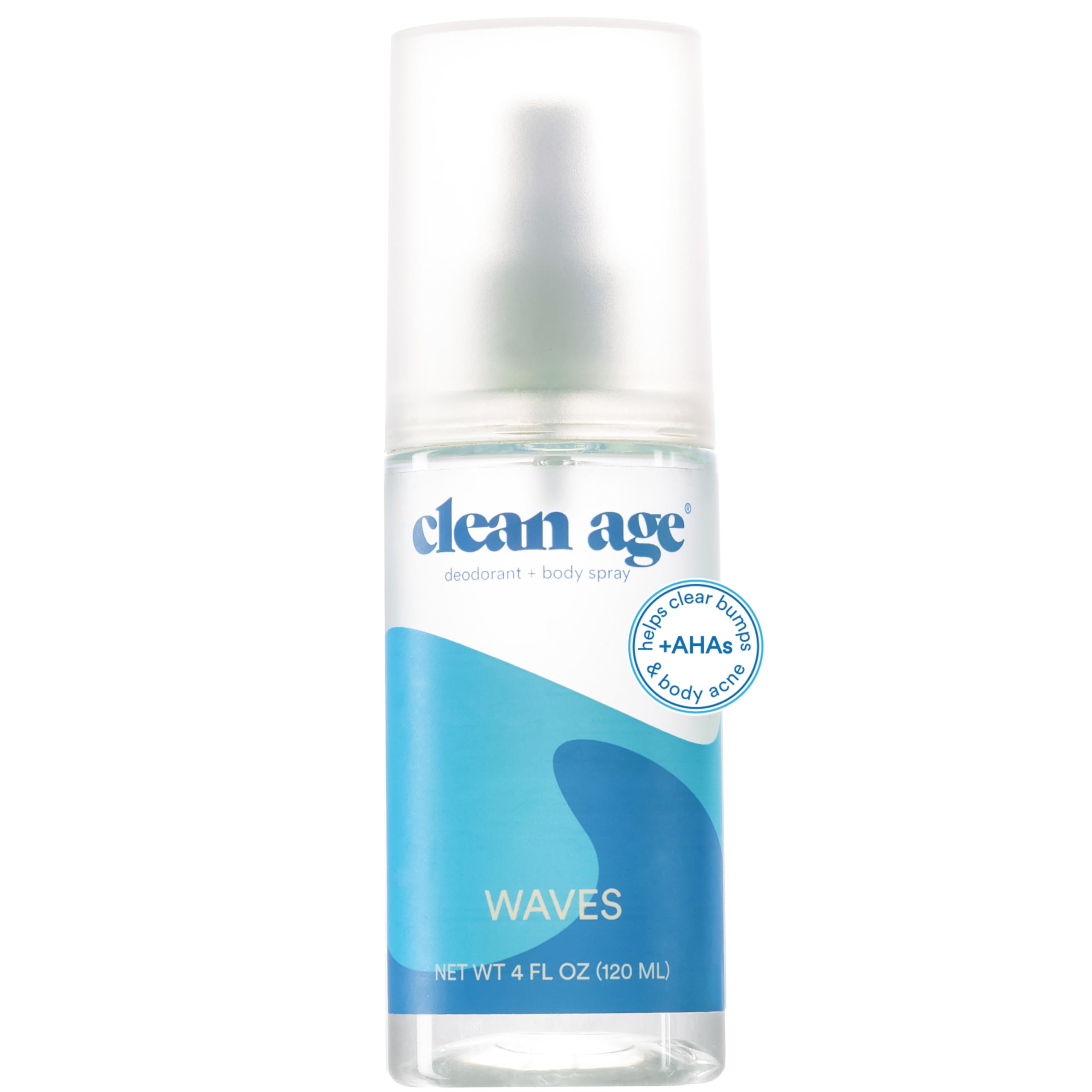 CLEAN AGE (Pack of 5) Clean Age Deodorant Spray Waves Scent 4 Oz