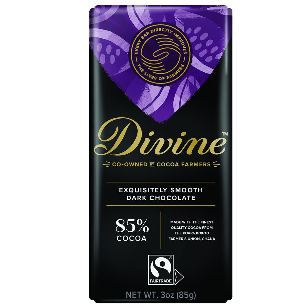 Divine Chocolat Divine Dark Chocolate 85% Chocolate Bar