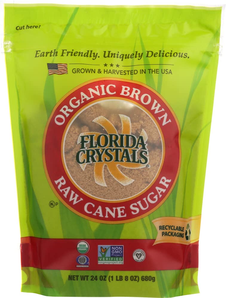 Florida Crystals Brown Demerara Granulated Sugar Organic