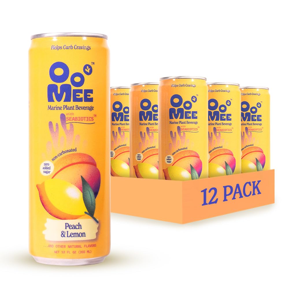 Oomee Beverage Peach Lemon Non Carb Functional Dri