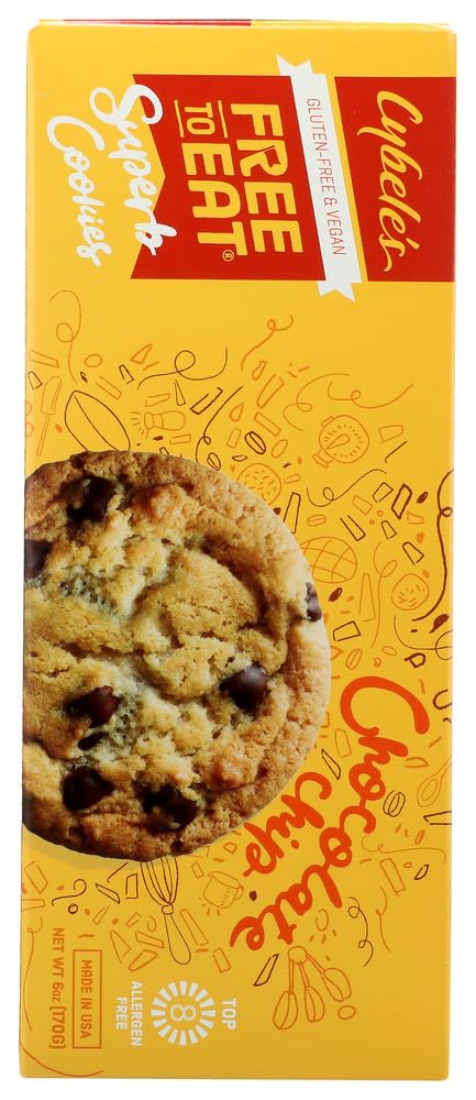 Cybele's Free to Eat Cookie Chocolate Chip Classic Soft Baked