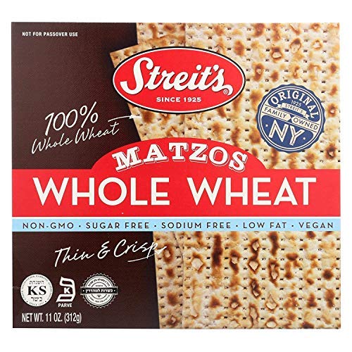 Streit's Matzo Whole Wheat Kosher Crackers Crispbreads