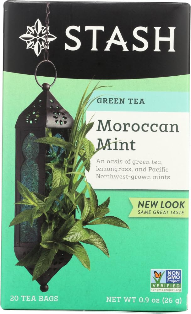 STASH TEA (Pack Of 12) Stash Tea Moroccan Mint Green Tea 20 bag