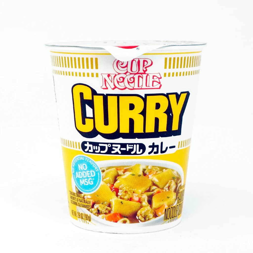 NISSIN (Pack of 24) Nissin Noodles Curry Flavor Noodle Soup Cup 2.82 Oz