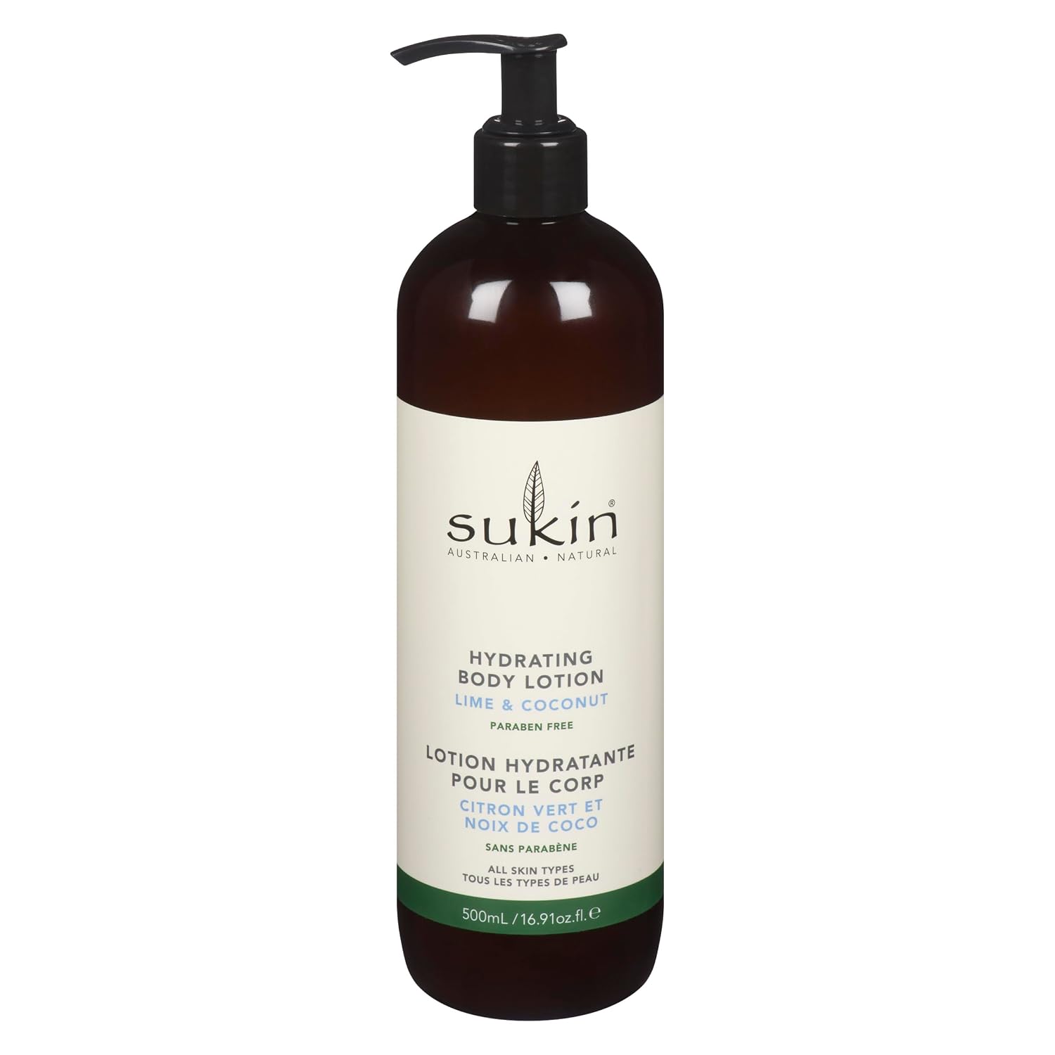 SUKIN (Pack Of 3) Sukin Lotion Body Hydrating Lime & Coconut 16.91 Fl Oz