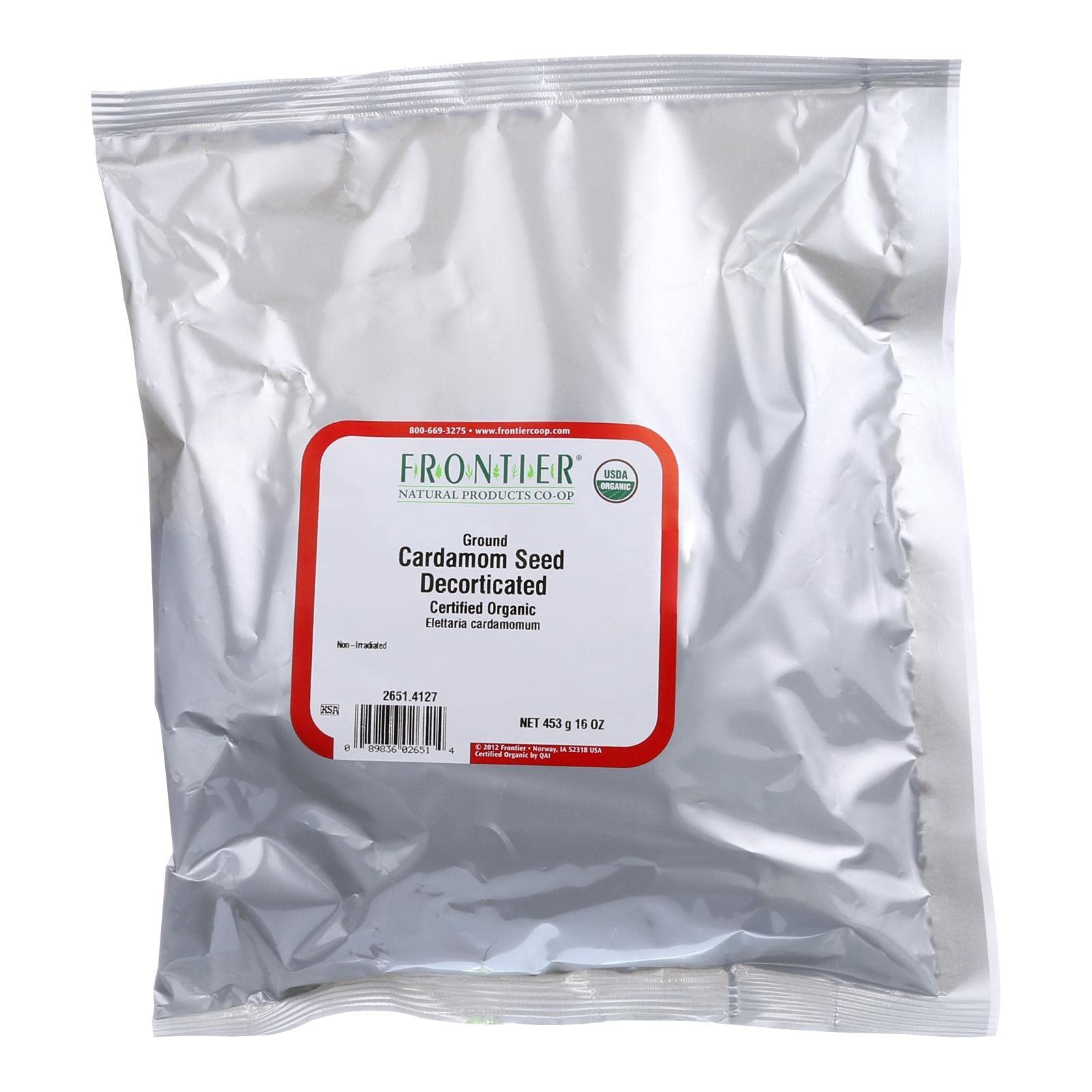 Frontier Bulk Frontier Natural Products Organic Ground Cardamom Seed