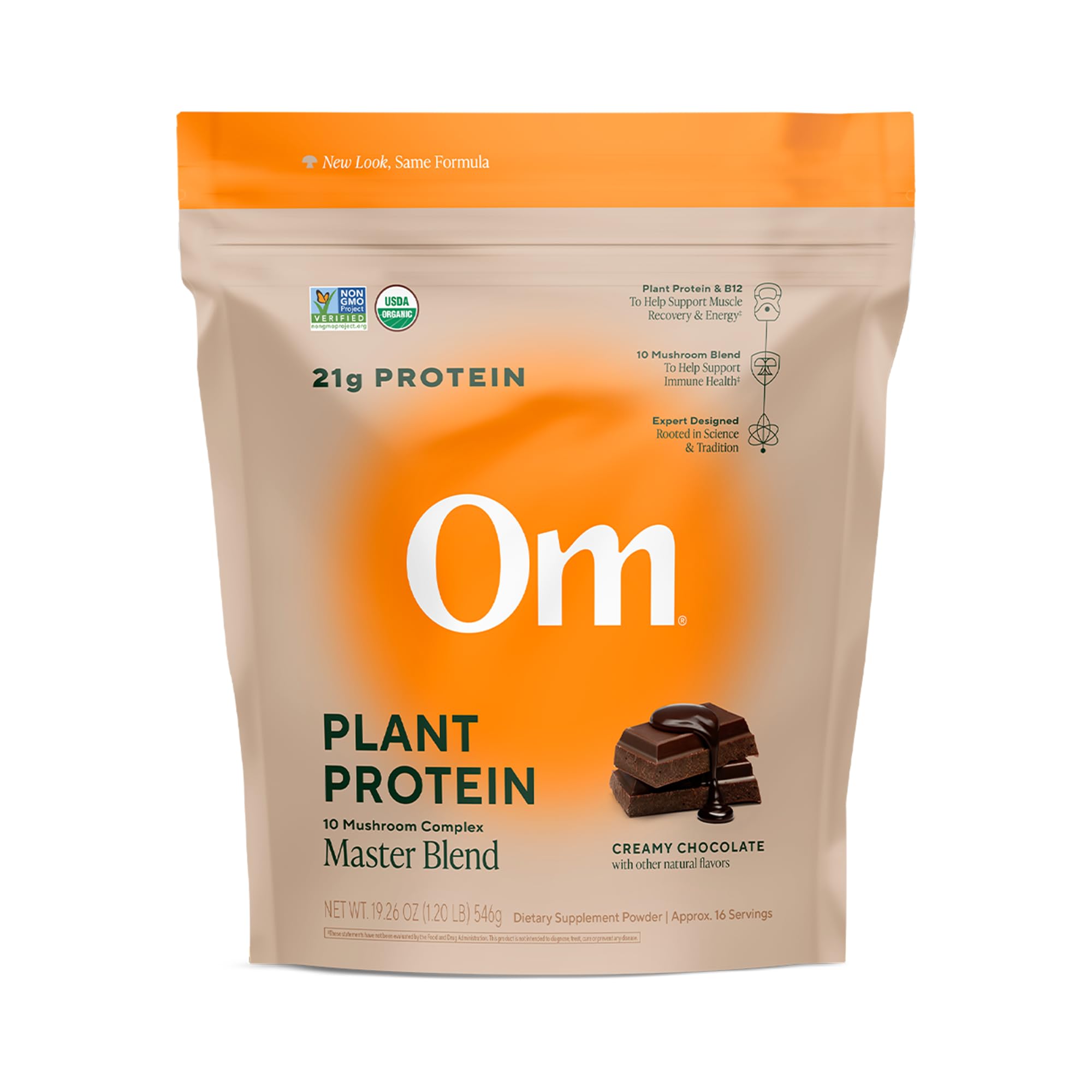 Om Mushrooms OM Mushroom Protein Powder Organic