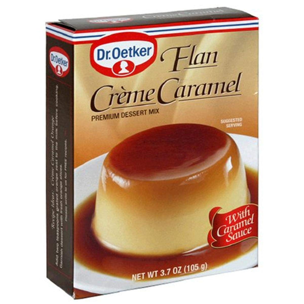 DR OETKER (Pack of 36) Dr. Oetker Creme Brulee Caramel Pudding Dessert Mix 3.7 Oz