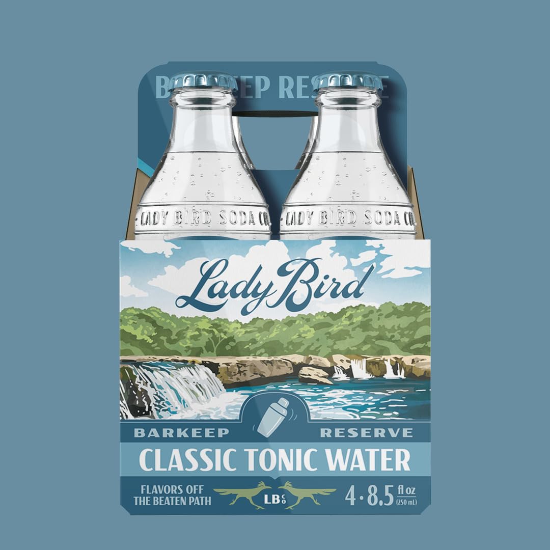 Lady Bird Soda Co Classic Tonic Water Bottle