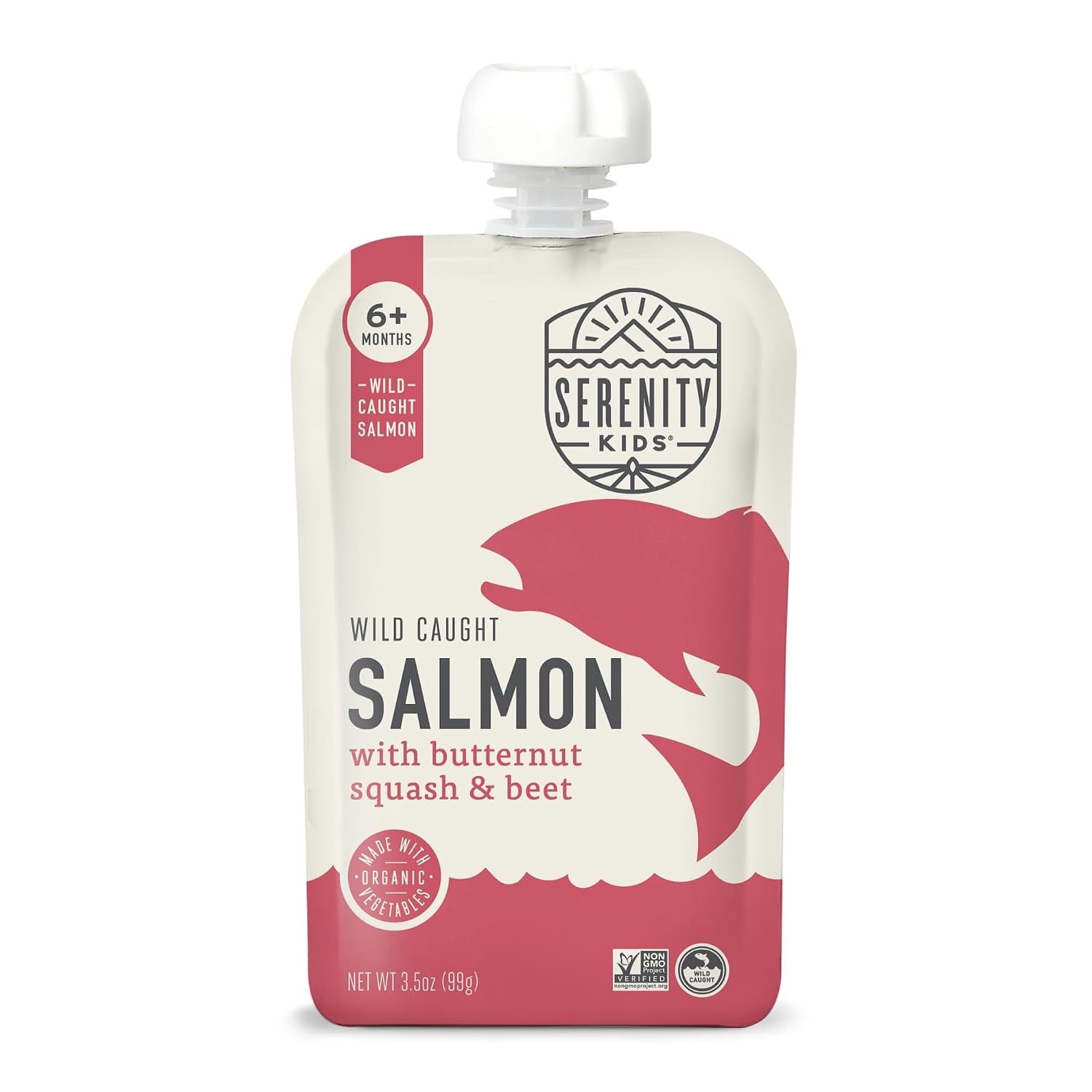 SERENITY KIDS (Pack of 12) Serenity Kids Toddler Salmon Butter Squash Bowl 3.5 Oz