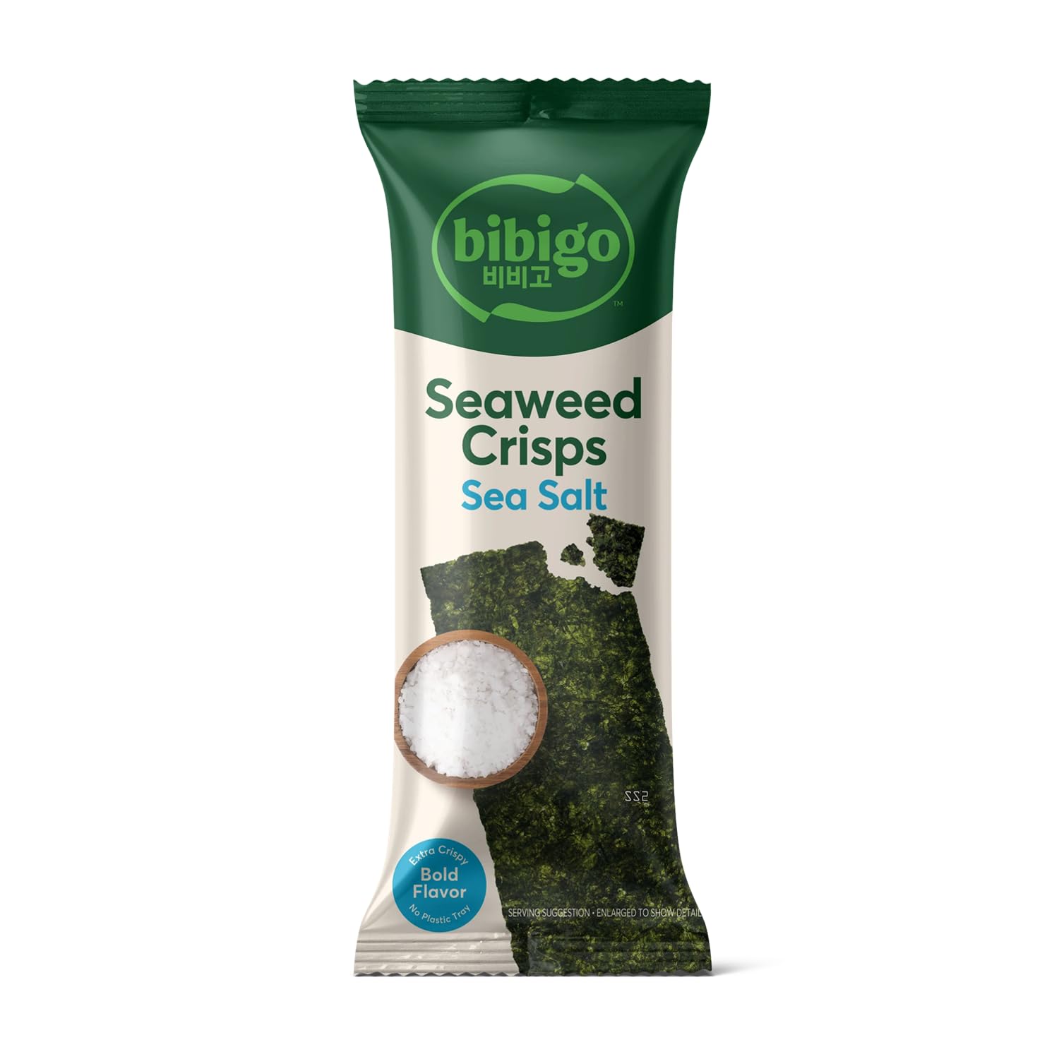 BIBIGO (Pack Of 24) Bibigo Seaweed Crisps Sea Salt 0.14 Oz