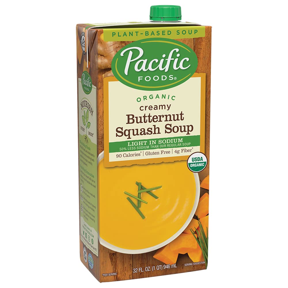 Pacific Foods Organic Low Sodium Butternut Squash Ready to Ea
