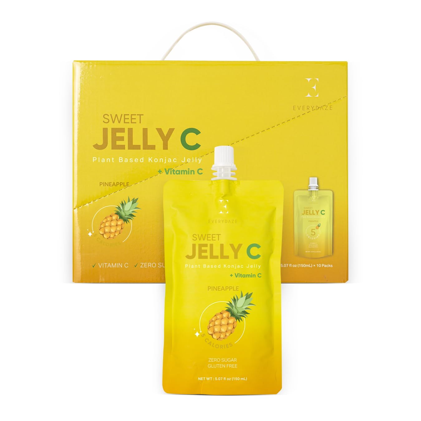 EVERYDAZE (Pack Of 20) Everydaze Konjac Jelly Pineapple Ready To Drink 5.07 Fl Oz
