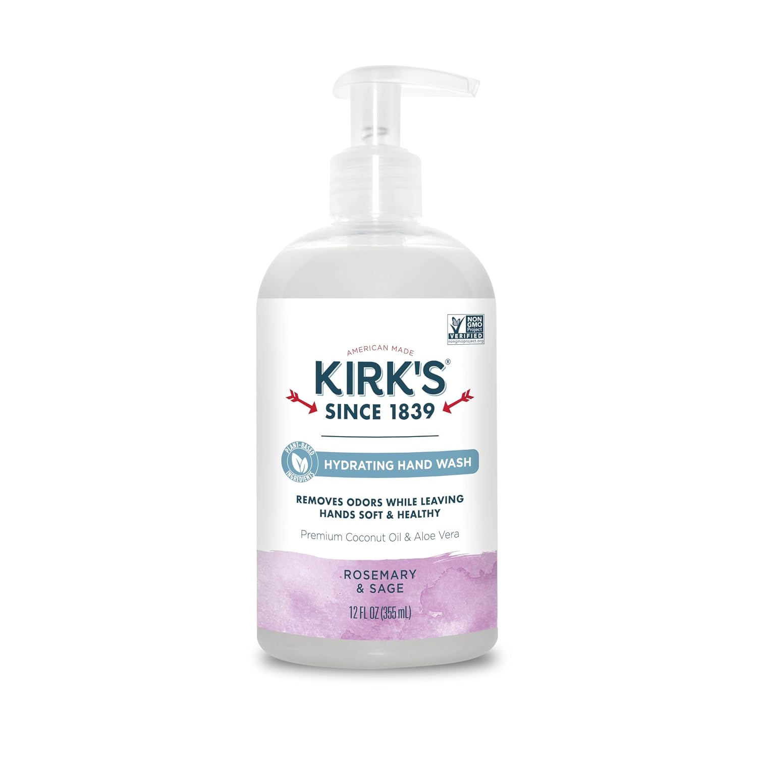 KIRKS (Pack of 12) Kirks Soap Hand Rosemary Sage Liquid Soap 12 Fl Oz
