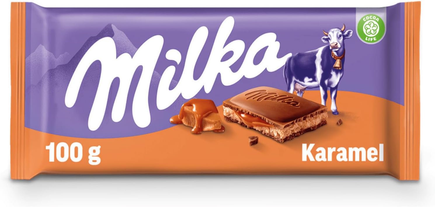 Milka Choc Bar Milka Chocolate Bar Bar Chocolate Caramel