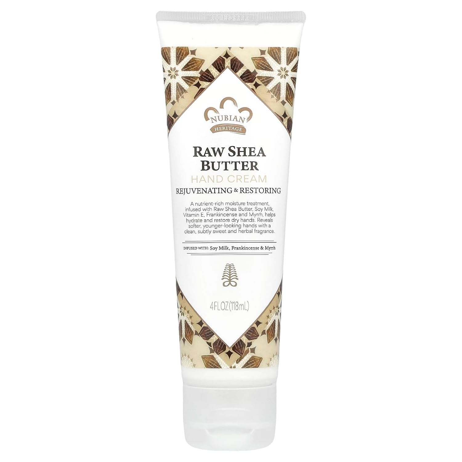 NUBIAN HERITAGE (Pack Of 8) Nubian Heritage Hand Cream Raw Shea Butter 4 Oz