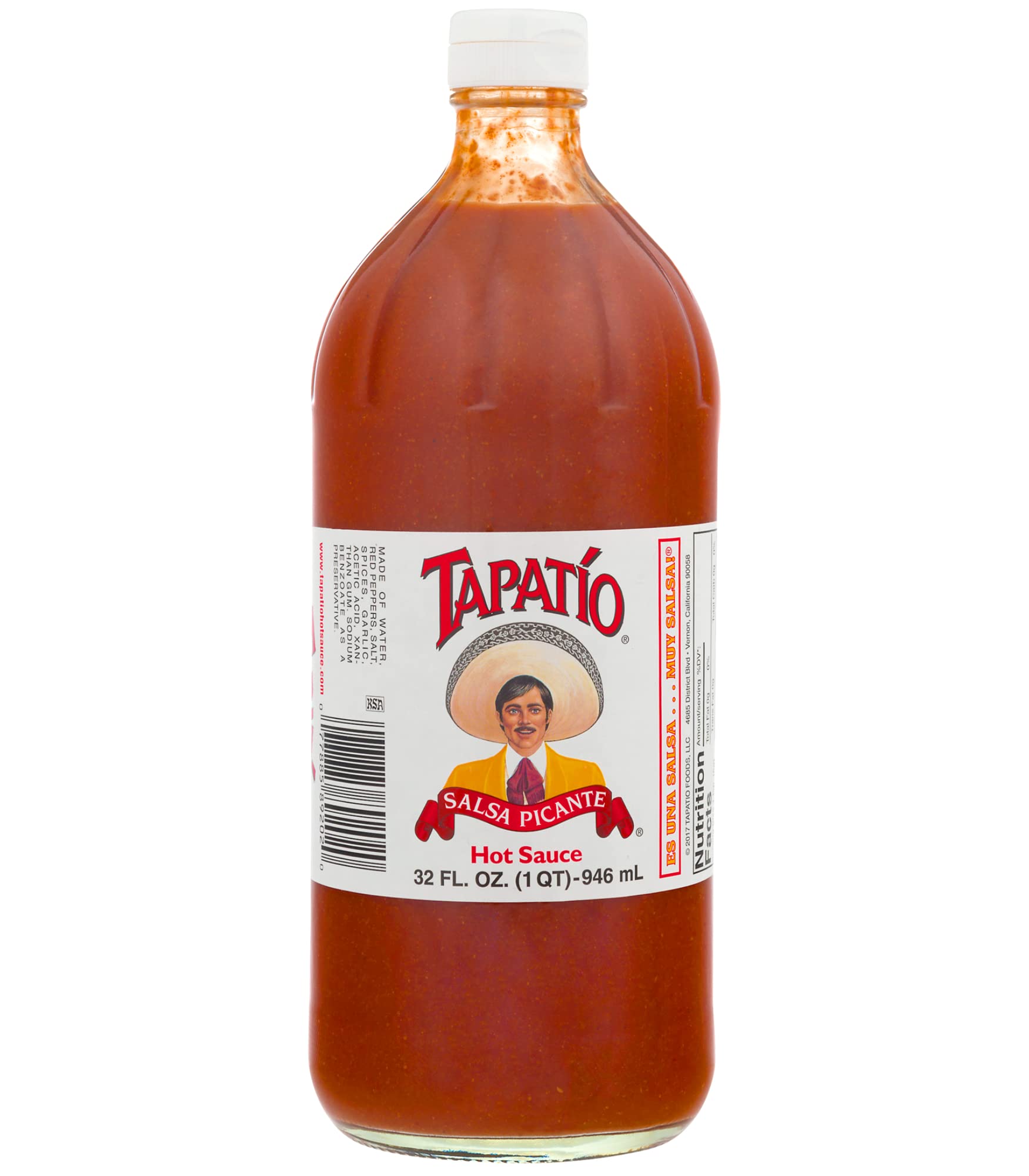 TAPATIO (Pack of 7) Tapatio Salsa Picante Hot Mexican Chili Pepper Sauce 32 Oz
