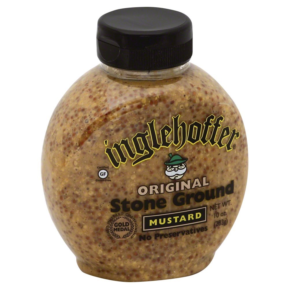 INGLEHOFFER (Pack of 18) Inglehoffer Stone Ground Mustard Squeeze Bottle 10 Oz