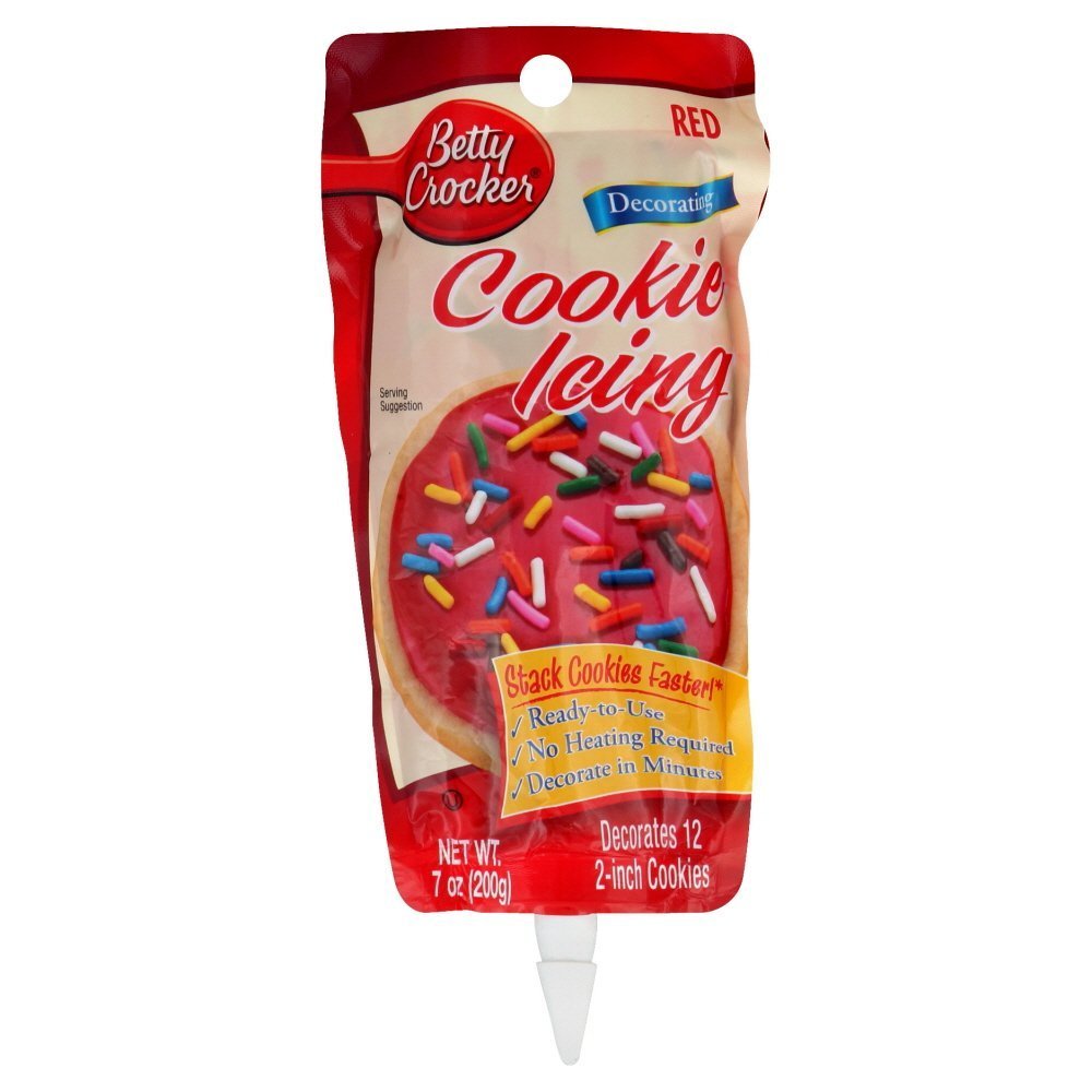 Betty Crocker Icing Decorating Cookie Red Frosting