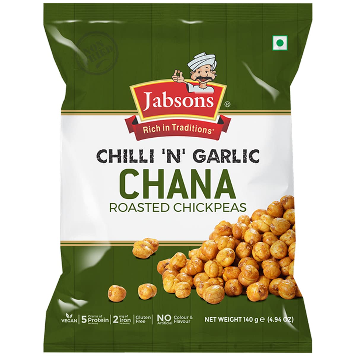 Jabsons Chana Chili Garlic Roasted