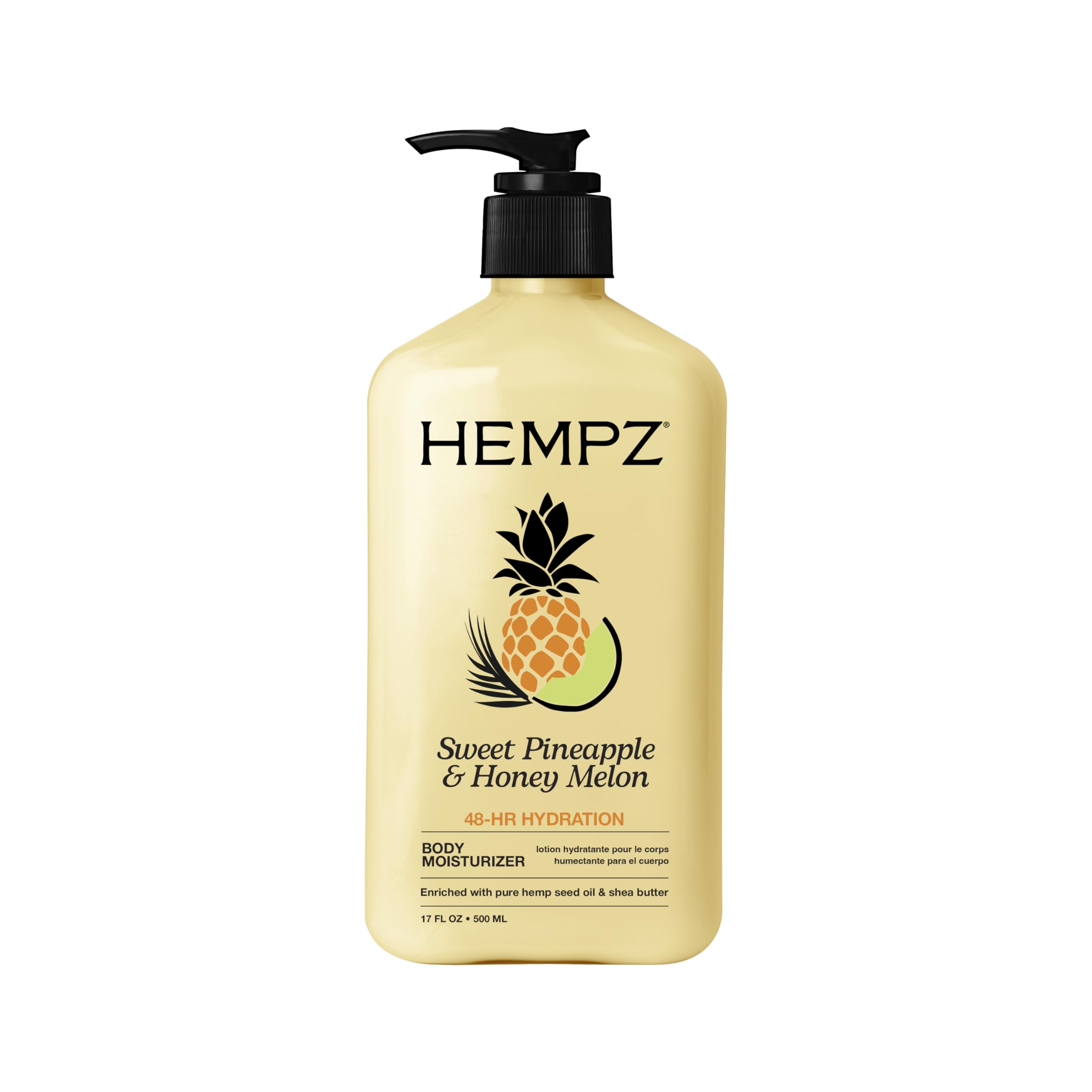 HEMPZ (Pack of 4) Hempz Pineapple Honey Melon Body Lotion Moisturizing 17 Fl Oz