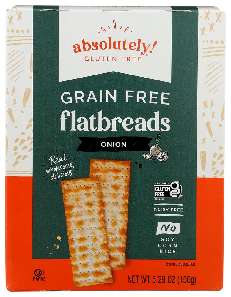 Absolutely Gluten Free Flatbread Tosted Onion Rice Alternat