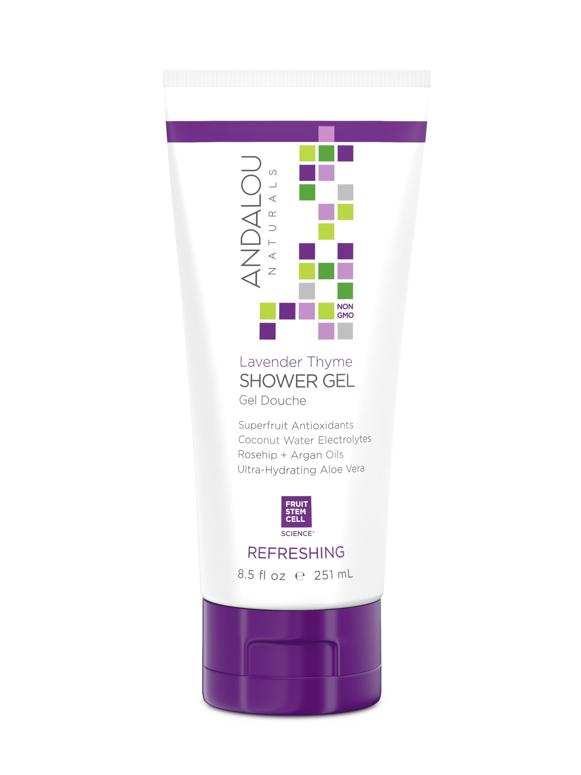 ANDALOU NATURAL (Pack Of 8) Andalou Naturals Shower Gel Lavender Thyme 8.5 Oz