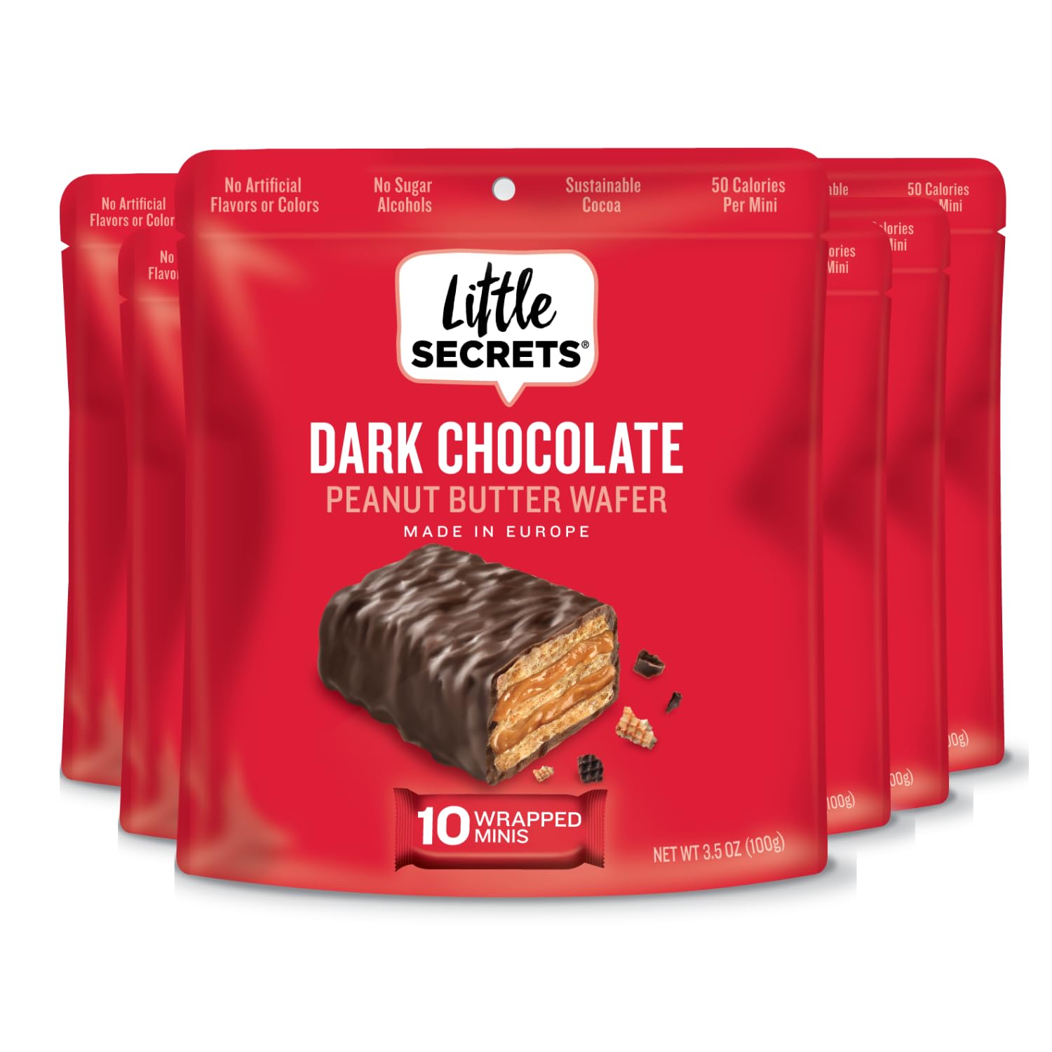 Little Secrets Wafer Dark Chocolate Peanut Butter