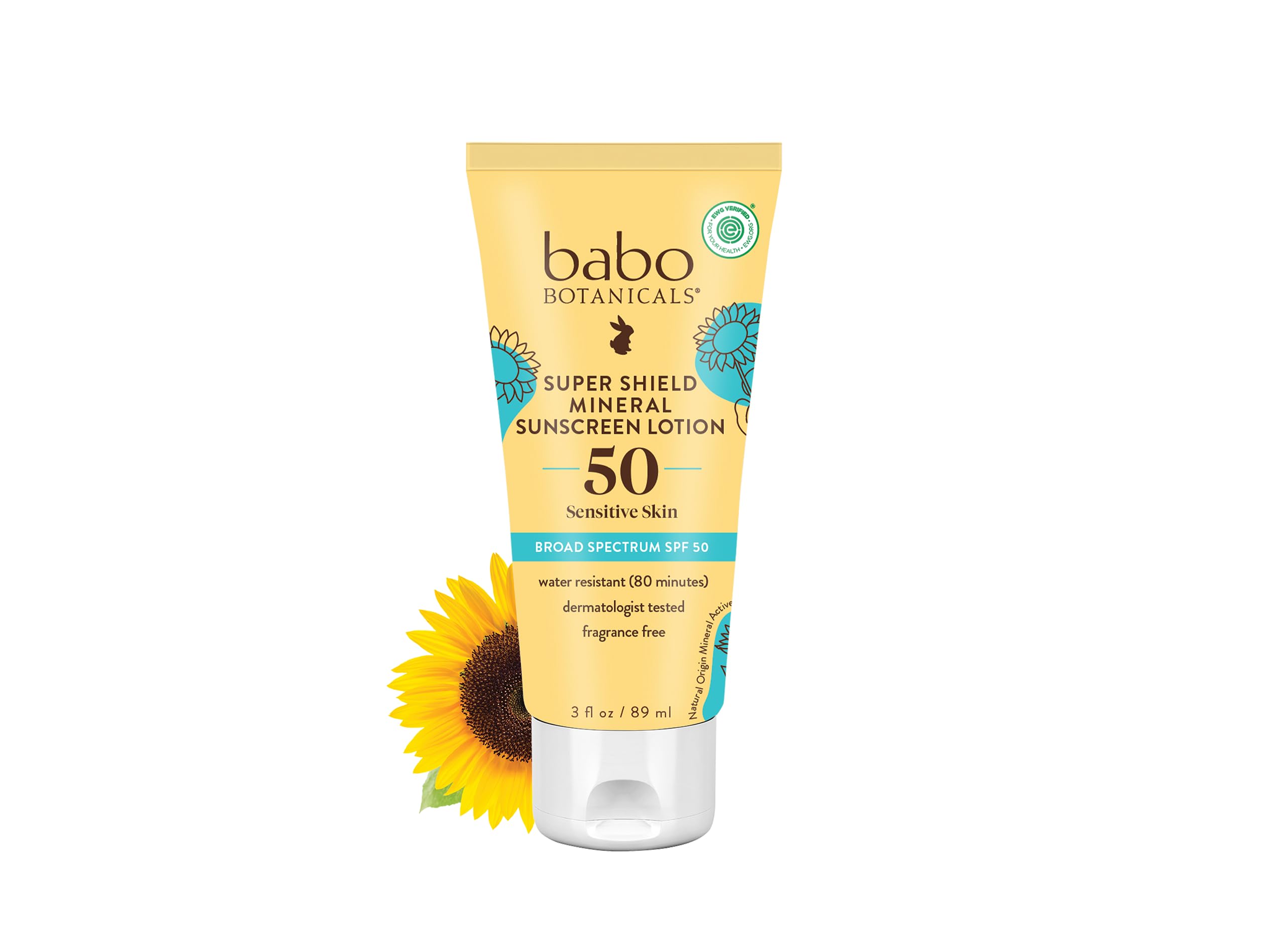 BABOBOTANI (Pack of 4) Babobotani Sunscreen Spf50 Shr Mnerl 3 Oz