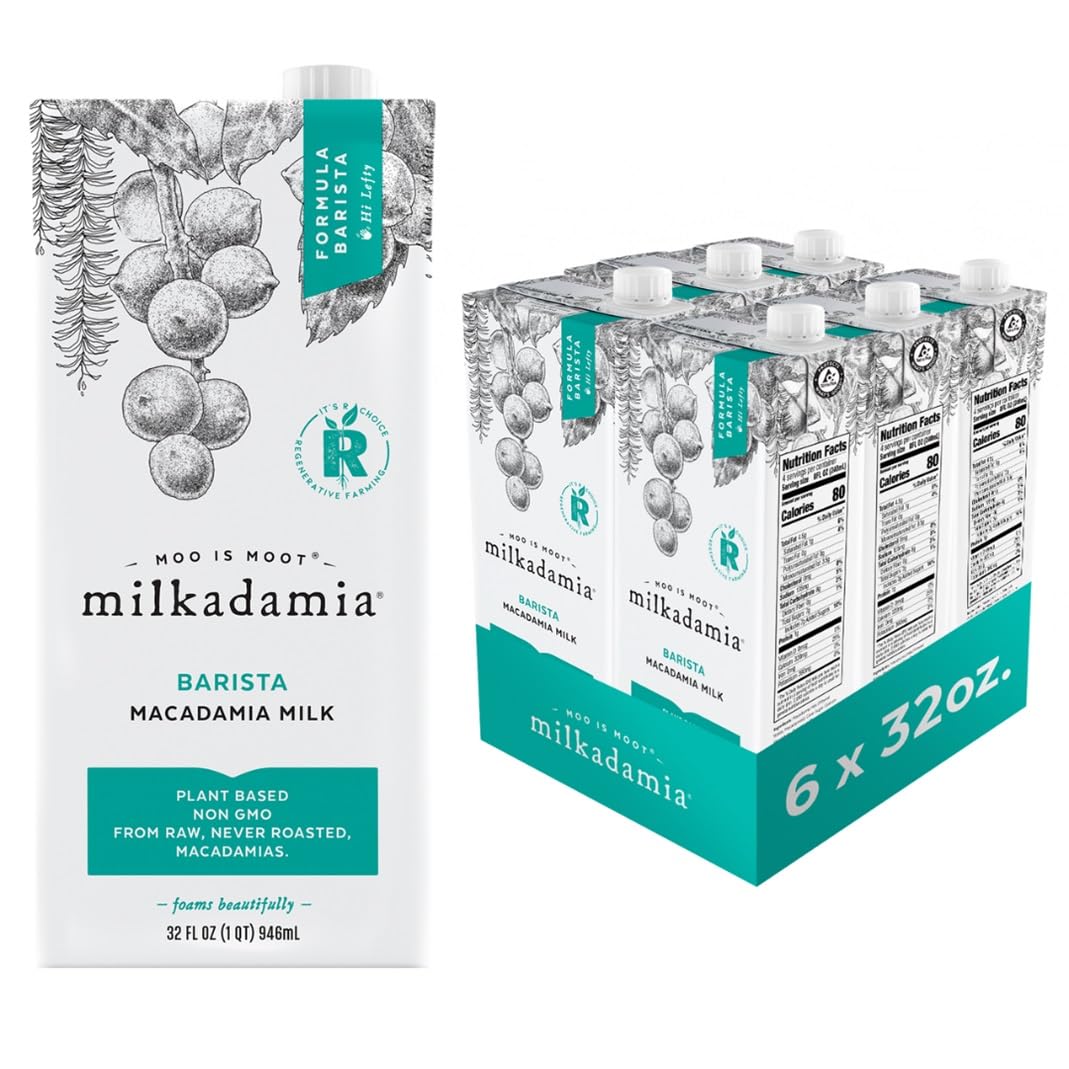 Milkadamia Barista Macadamia Milk Non-Dairy Creamer Beverag