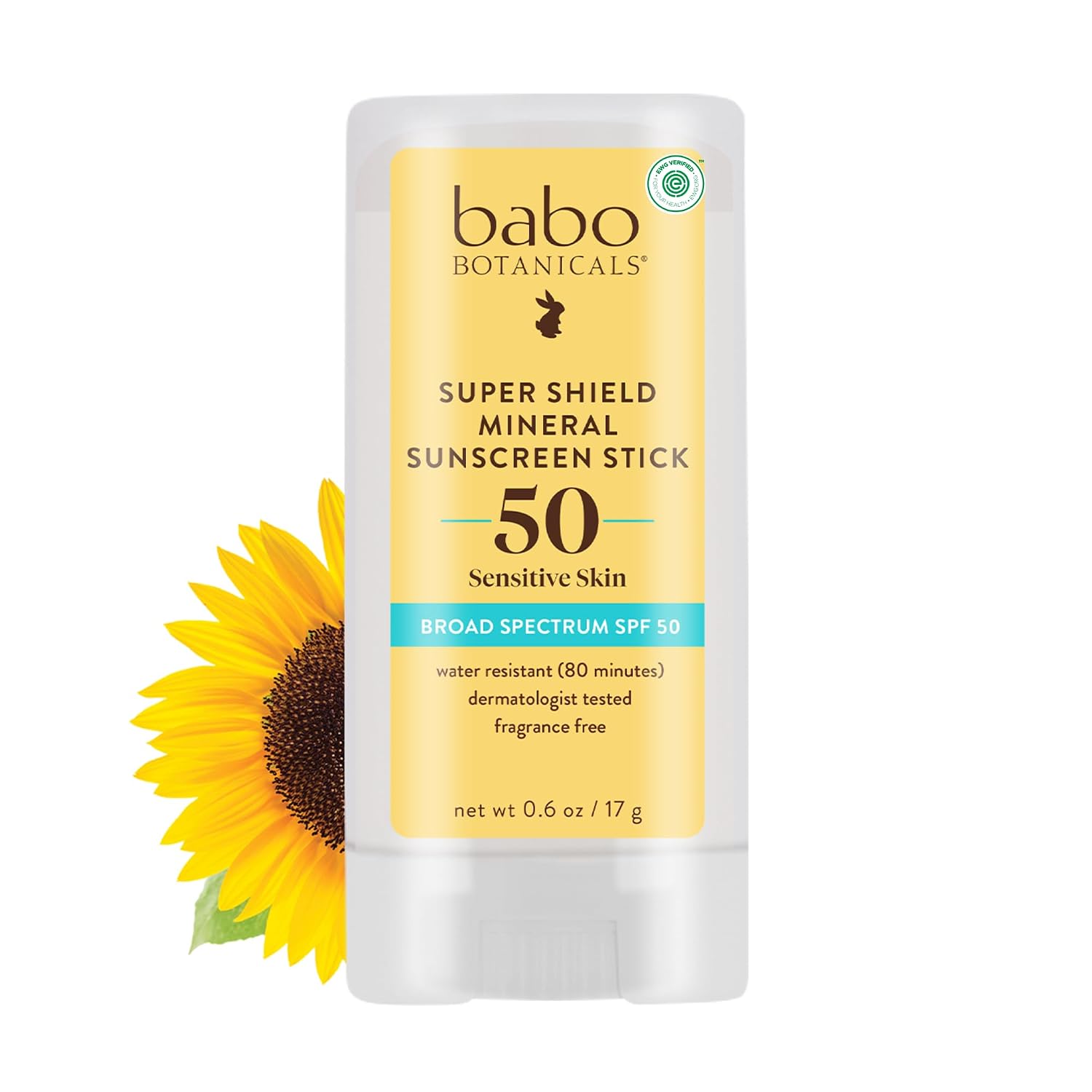 BABOBOTANI (Pack Of 3) Babobotani Sunscreen Stick SPF 50 0.6 Oz